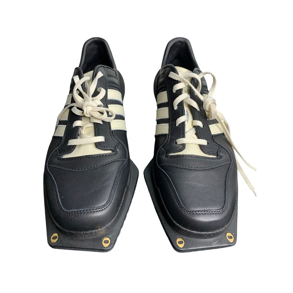 NWOT Adidas FORUM Cubism SQ Squared Toed Sneakers in Black - Picture 8 of 11